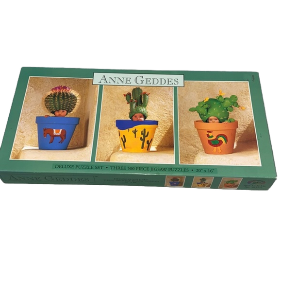 3/$30 Vintage Anne Geddes Puzzles - Picture 1 of 8